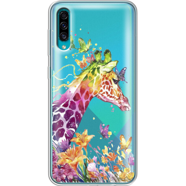 

Силиконовый чехол BoxFace Samsung A307 Galaxy A30s Colorful Giraffe (38164-cc14)