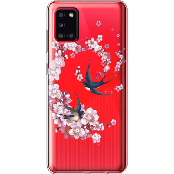 

Силиконовый чехол BoxFace Samsung A315 Galaxy A31 Swallows and Bloom (39470-rs4)