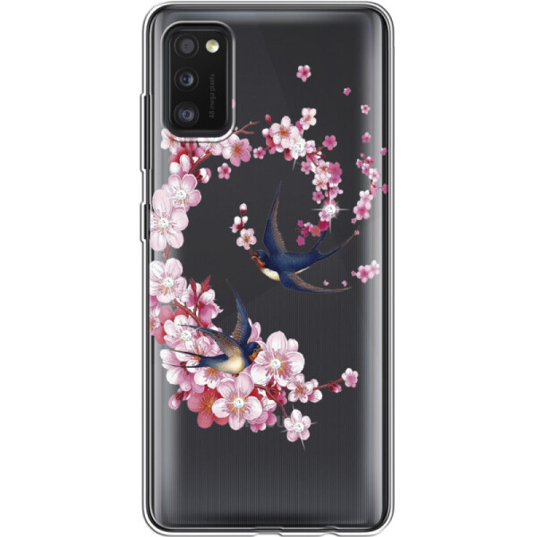 

Силиконовый чехол BoxFace Samsung A415 Galaxy A41 Swallows and Bloom (39755-rs4)
