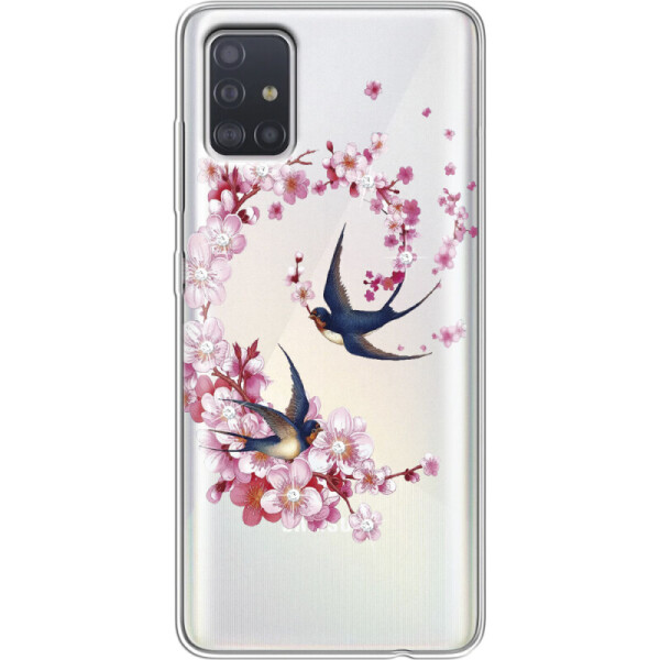 

Силиконовый чехол BoxFace Samsung A515 Galaxy A51 Swallows and Bloom (38808-rs4)