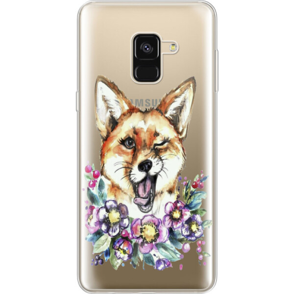 

Силиконовый чехол BoxFace Samsung A530 Galaxy A8 (2018) Winking Fox (32657-cc13)