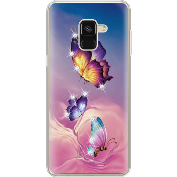 

Силиконовый чехол BoxFace Samsung A530 Galaxy A8 (2018) Butterflies (32657-rs19)