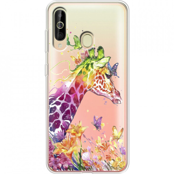 

Силиконовый чехол BoxFace Samsung A6060 Galaxy A60 Colorful Giraffe (37396-cc14)