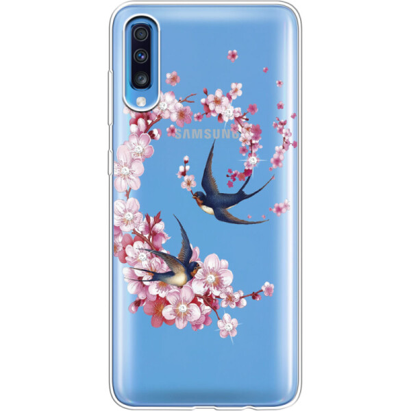 

Силиконовый чехол BoxFace Samsung A705 Galaxy A70 Swallows and Bloom (36860-rs4)