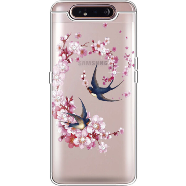 

Силиконовый чехол BoxFace Samsung A805 Galaxy A80 Swallows and Bloom (37361-rs4)