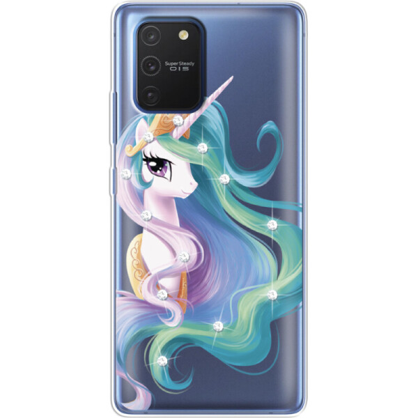 

Силиконовый чехол BoxFace Samsung G770 Galaxy S10 Lite Unicorn Queen (38971-rs3)