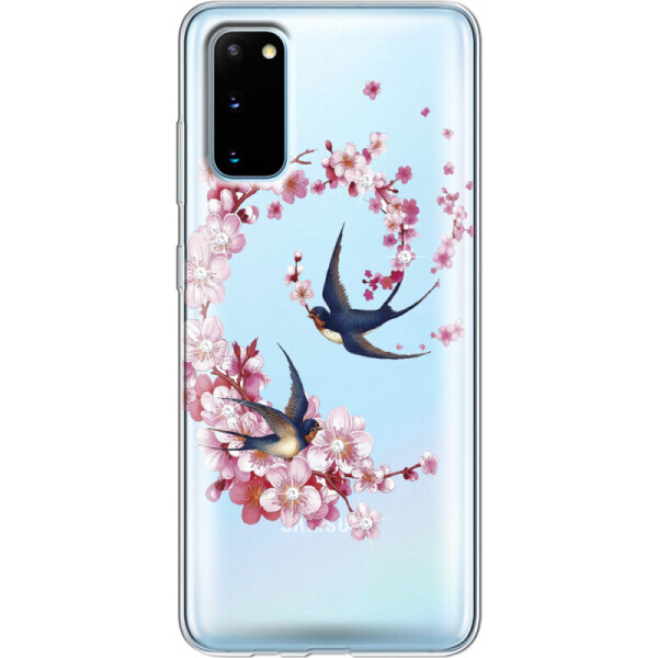 

Силиконовый чехол BoxFace Samsung G980 Galaxy S20 Swallows and Bloom (38869-rs4)