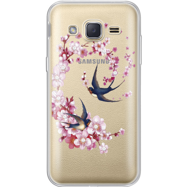 

Силиконовый чехол BoxFace Samsung J200H Galaxy J2 Swallows and Bloom (24495-rs4)
