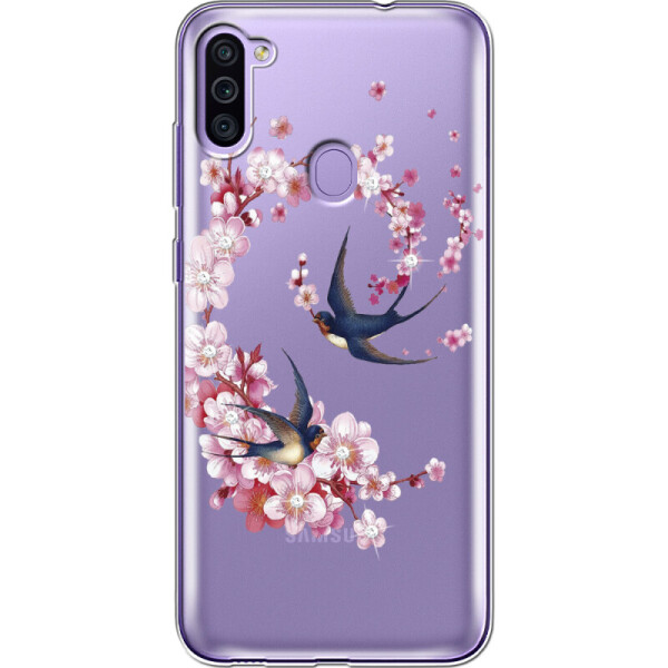 

Силиконовый чехол BoxFace Samsung M115 Galaxy M11 Swallows and Bloom (39780-rs4)
