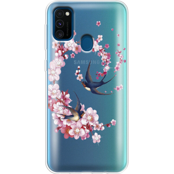 

Силиконовый чехол BoxFace Samsung M215 Galaxy M21 Swallows and Bloom (39465-rs4)