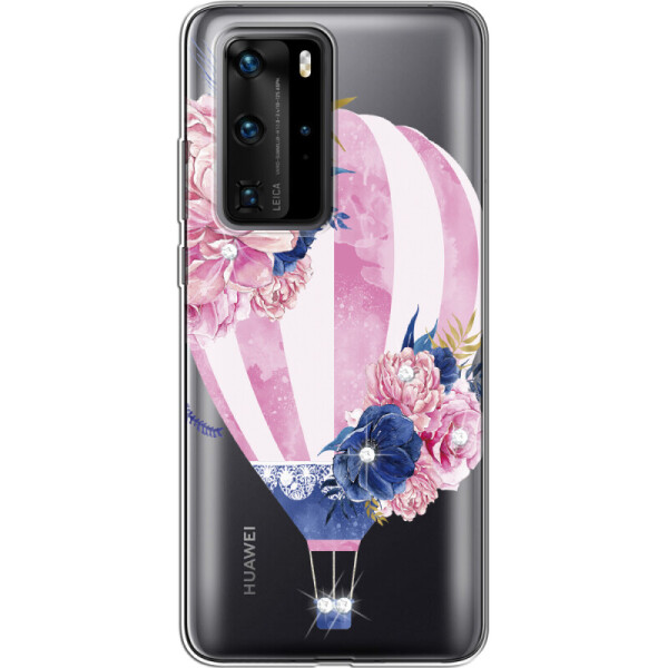 

Силиконовый чехол BoxFace Huawei P40 Pro Pink Air Baloon (39750-rs6)