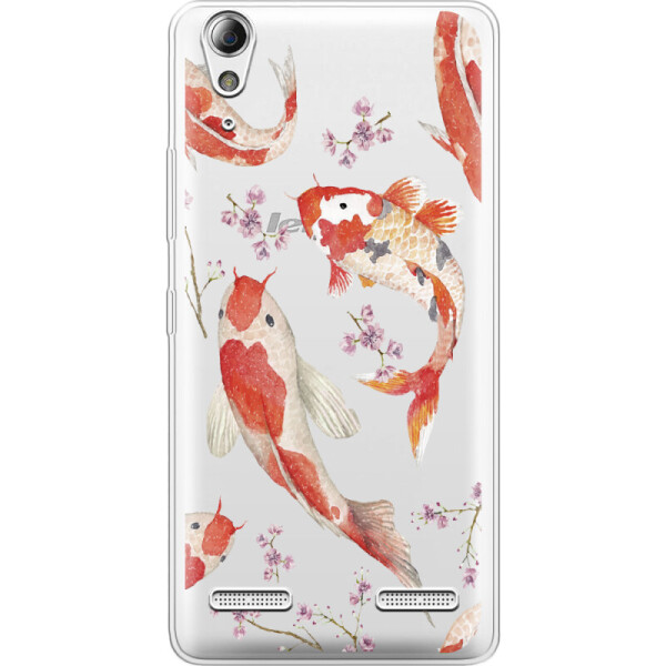 

Силиконовый чехол BoxFace Lenovo A6000 Japanese Koi Fish (24539-cc3)