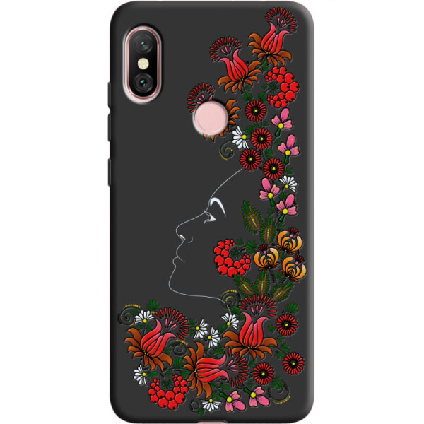 

Силиконовый чехол BoxFace Xiaomi Redmi Note 6 Pro 3D Ukrainian Muse (35452-bk64)