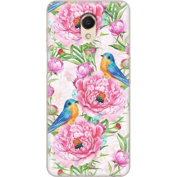 

Силиконовый чехол BoxFace Meizu M6s Birds and flowers (32873-up2376)