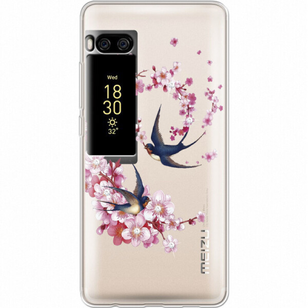 

Силиконовый чехол BoxFace Meizu Pro 7 Swallows and Bloom (32171-rs4)