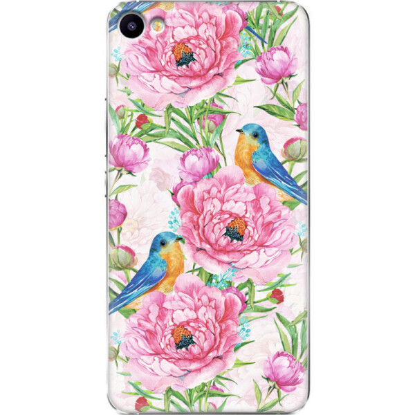 

Силиконовый чехол BoxFace Meizu U10 Birds and flowers (26471-up2376)