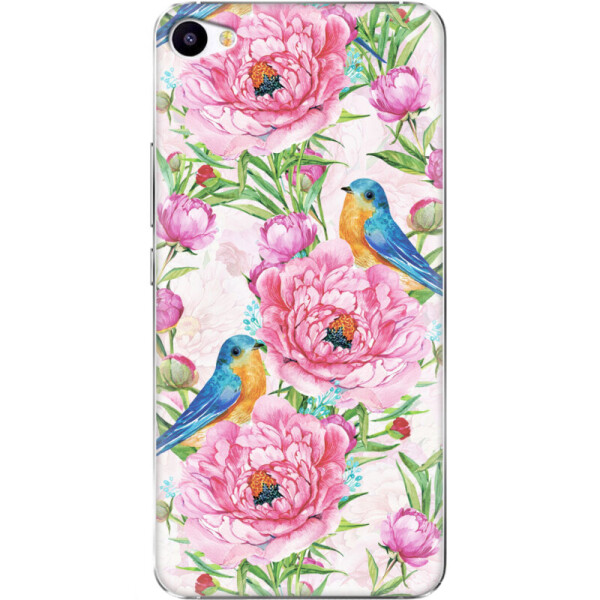 

Силиконовый чехол BoxFace Meizu U20 Birds and flowers (26472-up2376)