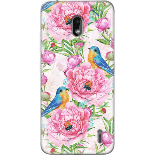 

Силиконовый чехол BoxFace Nokia 2.2 Birds and flowers (37988-up2376)