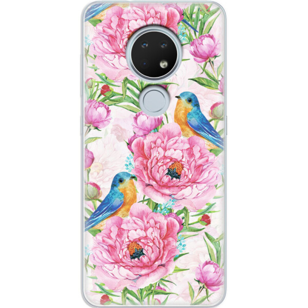 

Силиконовый чехол BoxFace Nokia 7.2 Birds and flowers (38199-up2376)