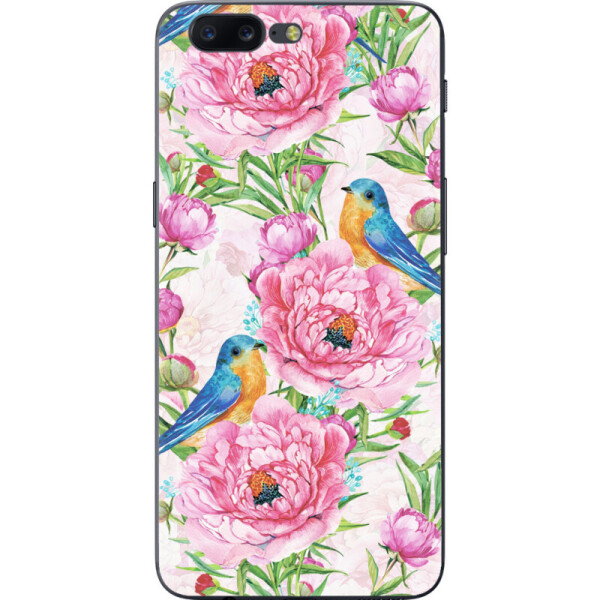 

Силиконовый чехол BoxFace OnePlus 5 Birds and flowers (33857-up2376)