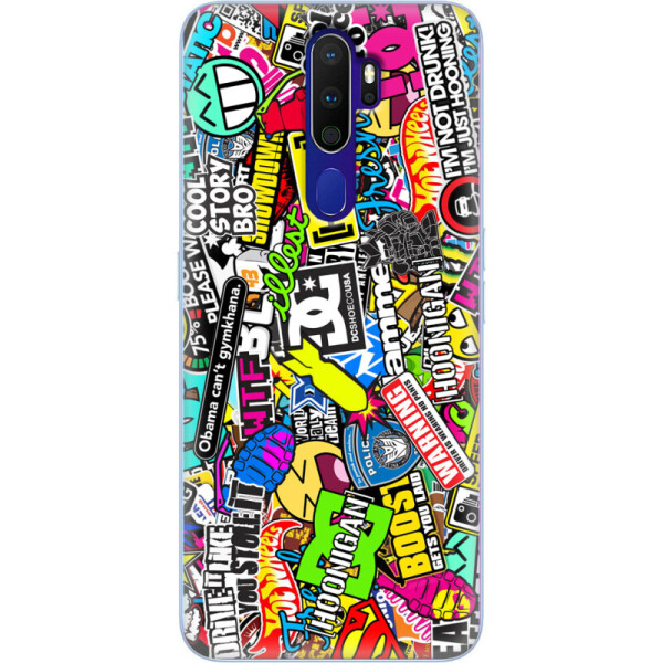 

Силиконовый чехол BoxFace OPPO A9 2020 Multicolored Inscriptions (38524-up880)