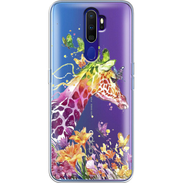 

Силиконовый чехол BoxFace OPPO A9 2020 Colorful Giraffe (38524-cc14)
