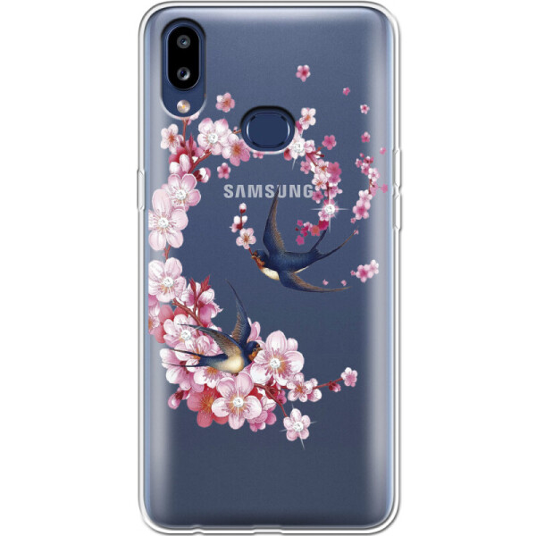 

Силиконовый чехол BoxFace Samsung A107 Galaxy A10s Swallows and Bloom (37944-rs4)