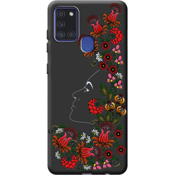 

Силиконовый чехол BoxFace Samsung A217 Galaxy A21s 3D Ukrainian Muse (40006-bk64)