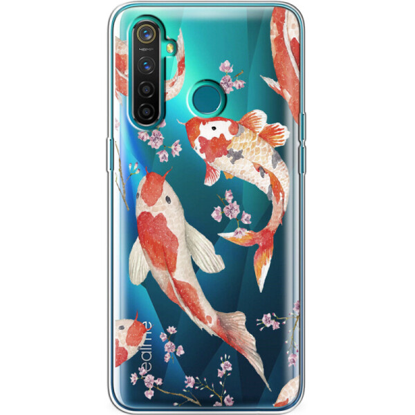 

Силиконовый чехол BoxFace Realme 5 Pro Japanese Koi Fish (39526-cc3)