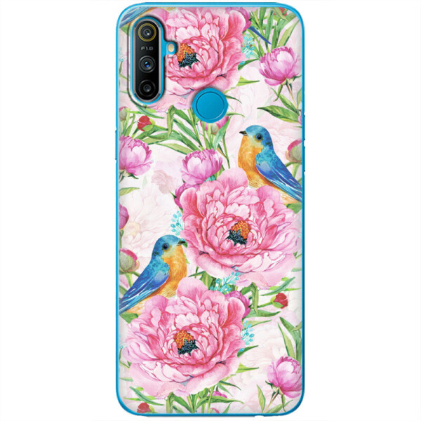 

Силиконовый чехол BoxFace Realme C3 Birds and flowers (40464-up2376)