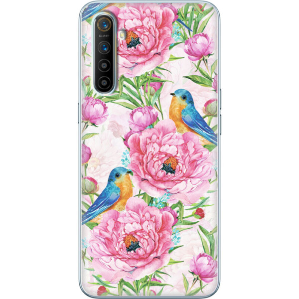

Силиконовый чехол BoxFace Realme XT Birds and flowers (39535-up2376)