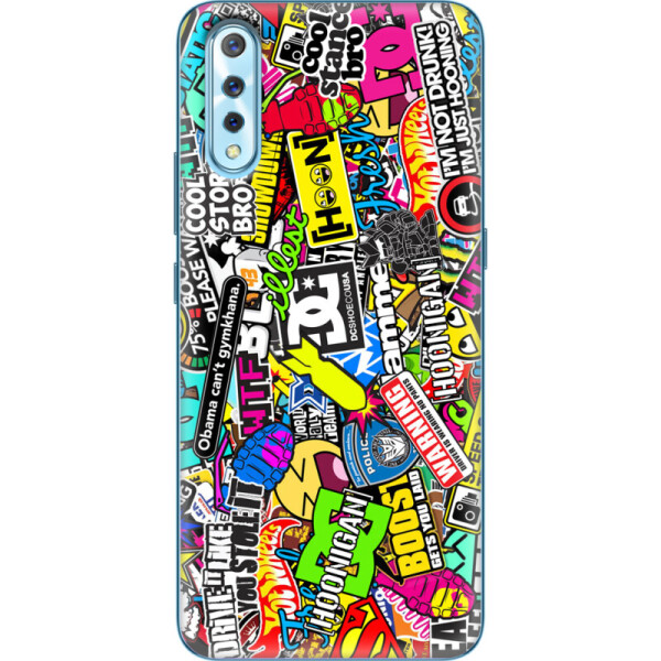 

Силиконовый чехол BoxFace Vivo V17 Neo Multicolored Inscriptions (37613-up880)