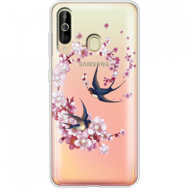 

Силиконовый чехол BoxFace Samsung A6060 Galaxy A60 Swallows and Bloom (37396-rs4)