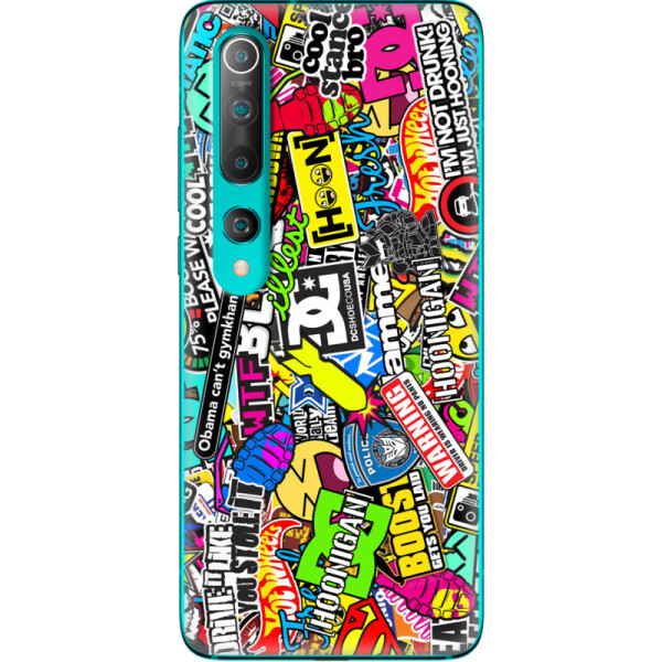 

Силиконовый чехол BoxFace Xiaomi Mi 10 Multicolored Inscriptions (39436-up880)