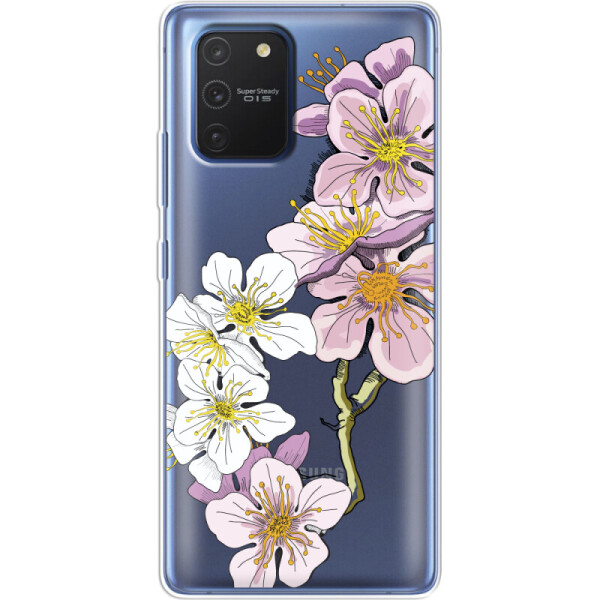 

Силиконовый чехол BoxFace Samsung G770 Galaxy S10 Lite Cherry Blossom (38971-cc4)