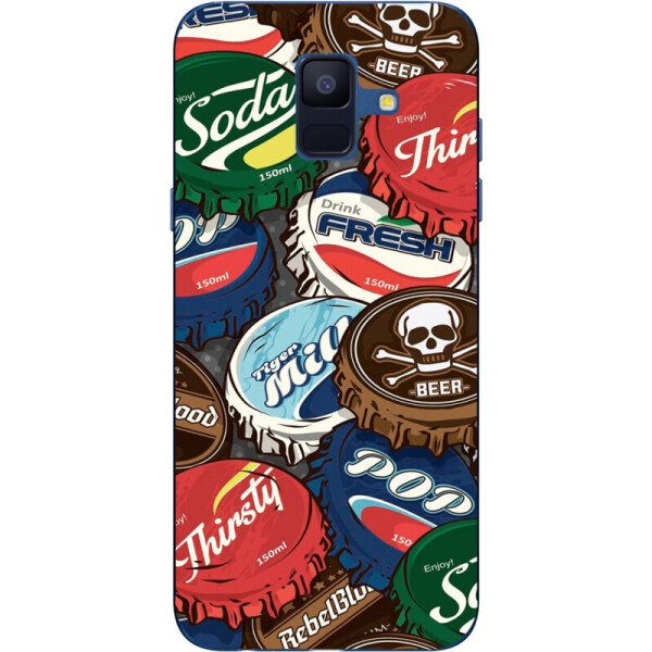 

Силиконовый чехол BoxFace Samsung A600 Galaxy A6 2018 Drink Lids (33376-up2261)