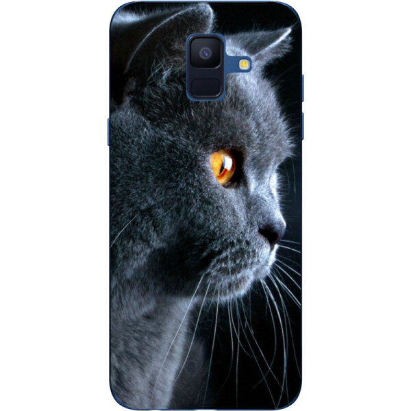 

Силиконовый чехол BoxFace Samsung A600 Galaxy A6 2018 English cat (33376-up1346)