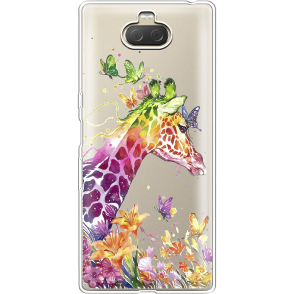 

Силиконовый чехол BoxFace Sony Xperia 10 Plus I4213 Colorful Giraffe (36404-cc14)