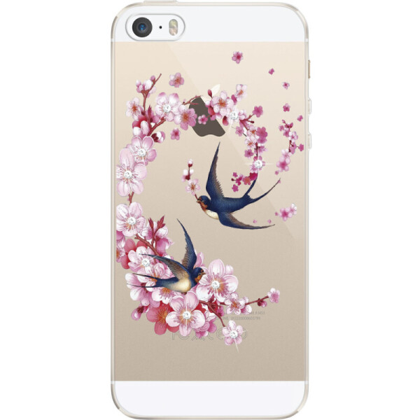 

Силиконовый чехол BoxFace Apple iPhone 5 / 5S / 5SE Swallows and Bloom (24525-rs4)