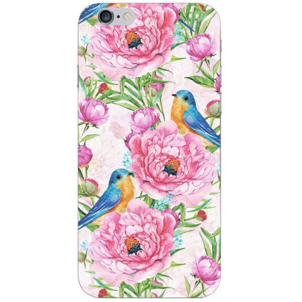 

Силиконовый чехол BoxFace Apple iPhone 6 Plus 5.5 Birds and flowers (24581-up2376)