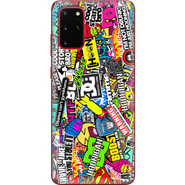 

Силиконовый чехол BoxFace Samsung G985 Galaxy S20 Plus Multicolored Inscriptions (38874-up880)