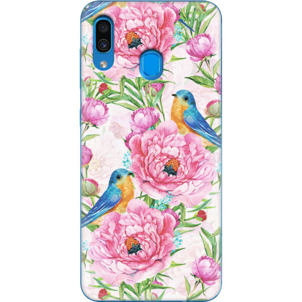 

Силиконовый чехол BoxFace Samsung A205 Galaxy A20 Birds and Flowers (38263-up2376)