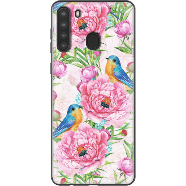 

Силиконовый чехол BoxFace Samsung A215 Galaxy A21 Birds and flowers (39760-up2376)