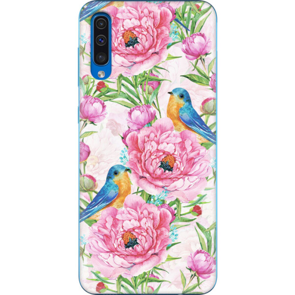 

Силиконовый чехол BoxFace Samsung A505 Galaxy A50 Birds and Flowers (36417-up2376)