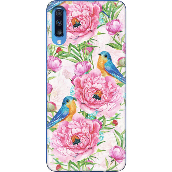 

Силиконовый чехол BoxFace Samsung A705 Galaxy A70 Birds and flowers (36860-up2376)