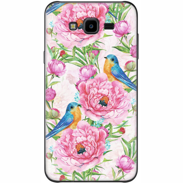 

Силиконовый чехол BoxFace Samsung J700H Galaxy J7 Birds and flowers (24496-up2376)