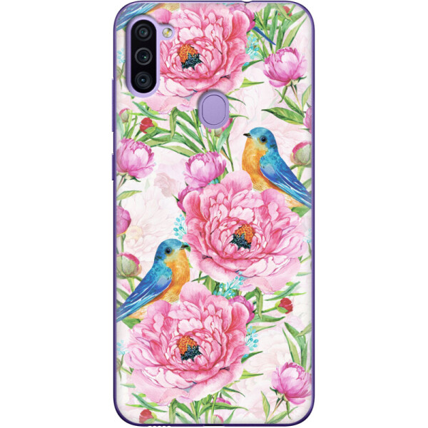 

Силиконовый чехол BoxFace Samsung M115 Galaxy M11 Birds and flowers (39780-up2376)