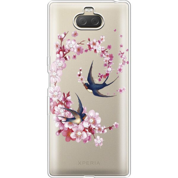 

Силиконовый чехол BoxFace Sony Xperia 10 Plus I4213 Swallows and Bloom (36404-rs4)
