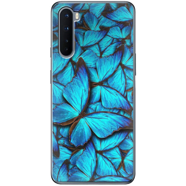 

Силиконовый чехол BoxFace OnePlus Nord лазурные бабочки (40980-up1550)
