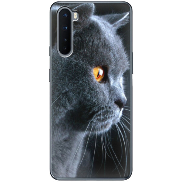 

Силиконовый чехол BoxFace OnePlus Nord English cat (40980-up1346)